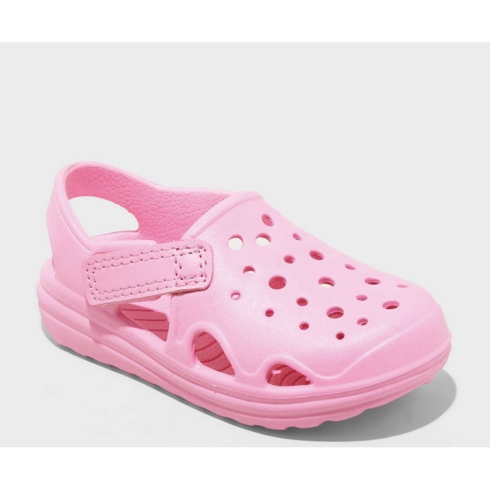 Cat and Jack Toddler Closed Toe Rubber Shoes Size 7 Pink New